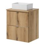 Wastafelonderkast 50x71x40 cm Newport met 2 lades en wasbak, Doe-het-zelf en Verbouw, Sanitair, Verzenden, Nieuw
