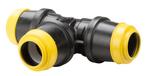 Hawle T-stuk 90°, Gastec QA, type K6555, 3x steek-50 mm, Doe-het-zelf en Verbouw, Verzenden, Nieuw