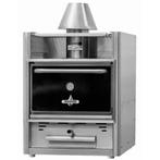 Houtskooloven | RVS | 75 Maaltijden | 769x756x1255(h)mm, Verzenden, Nieuw in verpakking