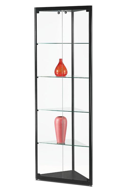 Basic vitrinekast WMS H500-H-Zwart, Zakelijke goederen, Kantoor en Winkelinrichting | Kantoormeubilair en Inrichting