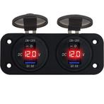 ProRide 12V USB Stopcontact met Schakelaar/Voltmeter -, Verzenden, Nieuw