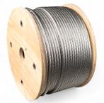 Staalkabel 8 mm 50 meter  verzinkt op rol, Verzenden, Nieuw