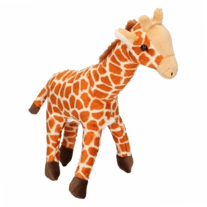 Pluche giraffe knuffel 24 cm - Knuffel giraffe, Kinderen en Baby's, Speelgoed | Knuffels en Pluche, Verzenden
