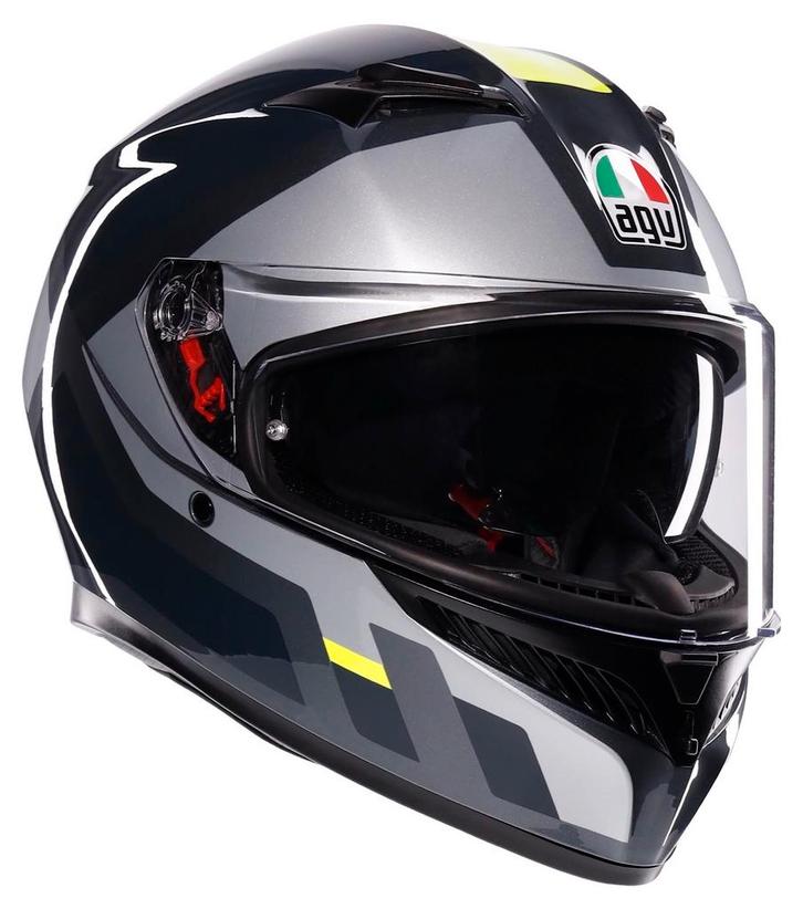 K3 Shade Motorhelm AGV, Motoren, Kleding | Motorhelmen, Verzenden