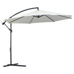 TRUUSK Zwenkparasol Weerbestendig 3m X 3m X 2,5m Staal Polye, Tuin en Terras, Verzenden, Nieuw