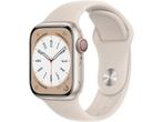 Apple Watch Series 8, 41mm, GPS + Cellular, aluminium,, Verzenden, Zo goed als nieuw