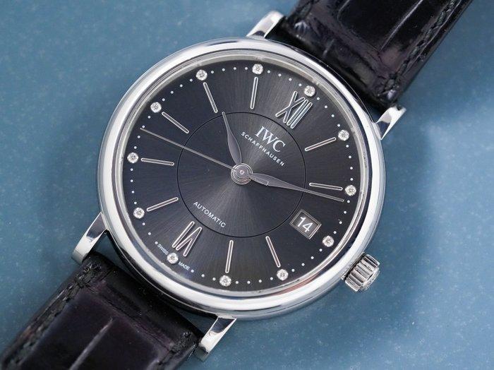 IWC - Portofino Automatic Grey Diamond - IW458102 - Heren -, Sieraden, Tassen en Uiterlijk, Horloges | Antiek