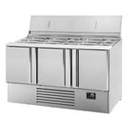 GGM Gastro | Saladette Premium PLUS - 1460mm - 3 deuren - |, Verzenden, Nieuw in verpakking