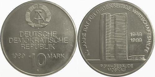 10 Mark Ddr 40jahre Rgw 1989a, Postzegels en Munten, Munten | Europa | Niet-Euromunten, Verzenden