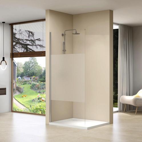 Inloopdouche Van Rijn ST01 Met Middenband 40x200 cm 8 mm, Doe-het-zelf en Verbouw, Sanitair, Douche, Nieuw, Chroom, Ophalen of Verzenden