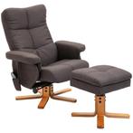 TRUUSK Relaxstoel Massagestoel Met Voetenbank En Opbergruimt, Verzenden, Nieuw