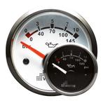 Wema Oliedrukmeter Silver Gauge Serie-Zwart, Watersport en Boten, Ophalen of Verzenden, Nieuw
