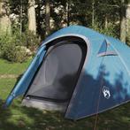 vidaXL Tunneltent 3-persoons waterdicht blauw, Caravans en Kamperen, Tenten, Verzenden, Nieuw, Tot en met 2