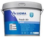 Sigma Fresh Air Matt - RAL 7021 - 5 liter (Muurverf - Latex), Overige kleuren, 5 tot 10 liter, Nieuw, Ophalen of Verzenden