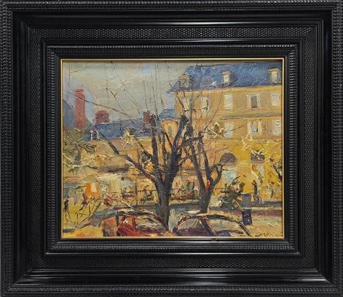 École Française (XX) - Le carré du moment, Antiek en Kunst, Kunst | Schilderijen | Klassiek