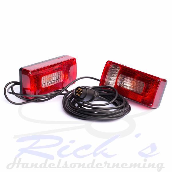 Verlichting set / noodverlichting magnetish 7.5 meter kabel, Auto diversen, Aanhangwagen-onderdelen, Nieuw, Ophalen of Verzenden