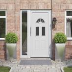 vidaXL Plantenbak 2 pcs Zilver 40 x 40 x 75 cm Roestvrij, Verzenden, Minder dan 60 cm, Nieuw, Metaal