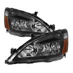 xTune Honda Accord 03-07 Amber Crystal Headlights Black, Ophalen of Verzenden, Nieuw