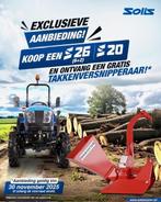 Solis tractor gratis versnipperaar actie! | Solis 20 | 26, Ophalen of Verzenden, Nieuw, Tot 80 Pk, Overige merken
