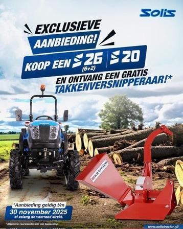 Solis tractor gratis versnipperaar actie! | Solis 20 | 26 beschikbaar voor biedingen