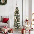 vidaXL Kunstmatige slanke kerstboom met 150 LED Groen 120 cm, Diversen, Kerst, Verzenden, Nieuw