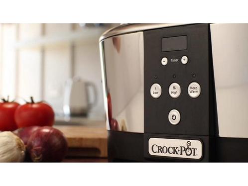 CrockPot CR605 - Slow Cooker 5,7L - Digitaal programmeerbaar, Huis en Inrichting, Keuken | Potten en Pannen, Zo goed als nieuw