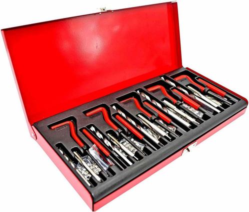TM Schroefdraad Reparatieset, helicoil set,   M5 - M12, Auto diversen, Autogereedschap, Nieuw, Verzenden