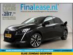 Peugeot e-208 EV GT 50 kWh 136PK 360 Cam Pano Sfeer €287pm, Automaat, Overige carrosserieën, Zwart, Elektrisch