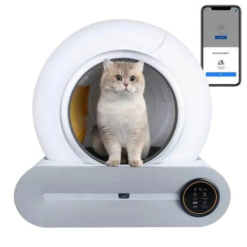 NIEUW, INCL. 2 JAAR GARANTIE  Automatische Kattenbak XXL 65L, Dieren en Toebehoren, Kattenbakken, Open, Nieuw, Zelfreinigend, Ophalen of Verzenden