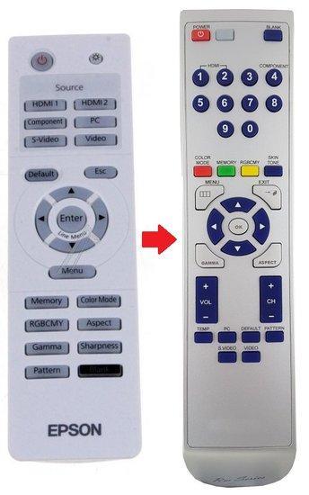 Epson 1500150 afstandsbediening, Audio, Tv en Foto, Afstandsbedieningen, Verzenden