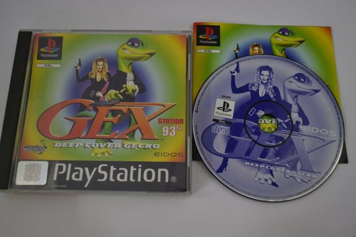Gex - Deep Cover Gecko (PS1 PAL), Spelcomputers en Games, Games | Sony PlayStation 1, 1 speler, Zo goed als nieuw, Verzenden