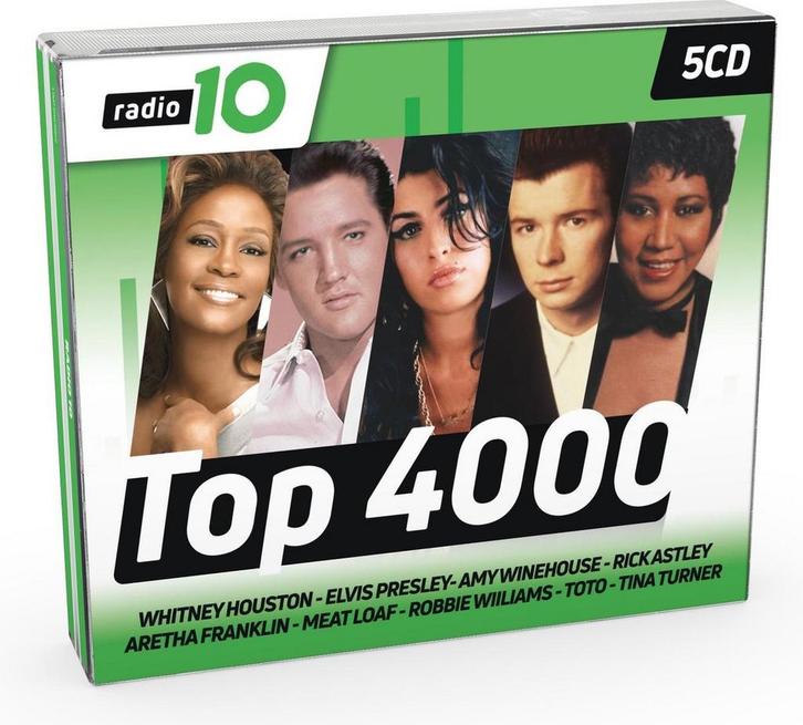 Radio 10 Top 4000 - 2018  ( 5-CD-Box ), Cd's en Dvd's, Cd's | Overige Cd's, Verzenden