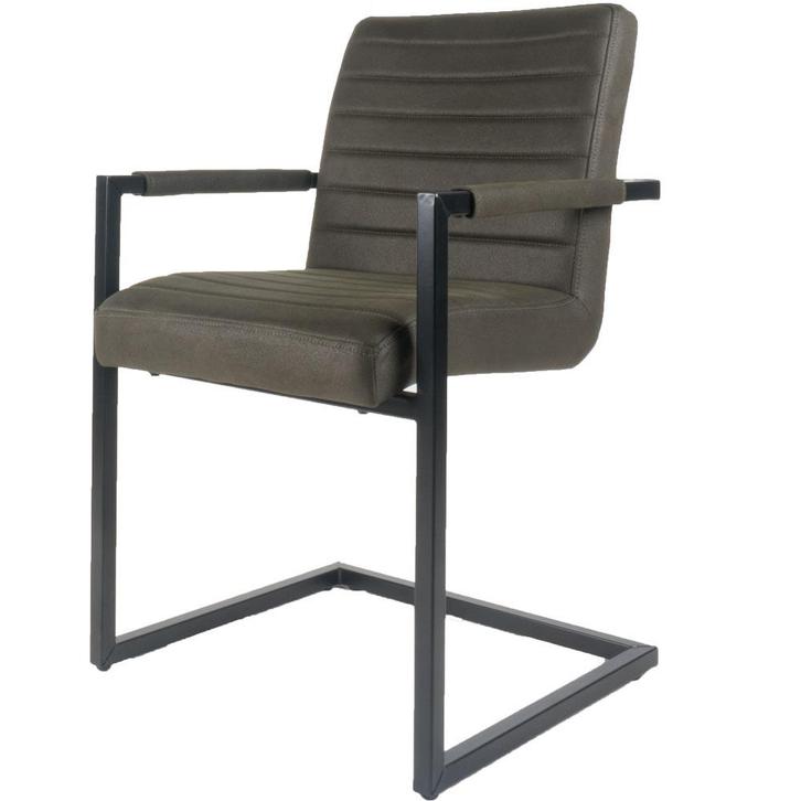 Eetkamerstoel Toronto Army Green, Huis en Inrichting, Stoelen, Nieuw, Ophalen of Verzenden