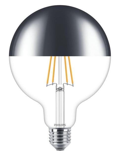 Philips LED Globe Kopspiegellamp G125 E27 7.2W 650lm 2700..., Huis en Inrichting, Lampen | Overige, Nieuw, Ophalen of Verzenden