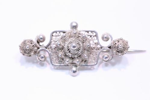 Zilveren Broches ? [ Bekijk Onze Collectie ], Sieraden, Tassen en Uiterlijk, Broches, Zo goed als nieuw, Met edelsteen, Met kristal