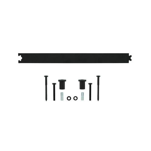 Intersteel Tussenrail 45cm tbv schuifdeursysteem - mat zwart, Doe-het-zelf en Verbouw, Deuren en Horren, Nieuw, Verzenden