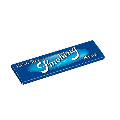 Smoking Lange Vloei KS  Blauw     1x, Verzamelen, Rookartikelen, Aanstekers en Luciferdoosjes, Nieuw, Ophalen of Verzenden