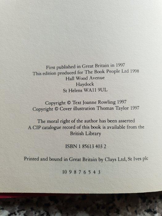 J.K. Rowling - UK Harry Potter and the Philosophers Stone, Antiek en Kunst, Antiek | Boeken en Bijbels