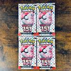 Pokémon Booster pack - 4x 151 English, Hobby en Vrije tijd, Verzamelkaartspellen | Pokémon, Nieuw