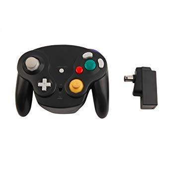 GameCube Controller Draadloos - Wavebird Wireless - Zwart -, Spelcomputers en Games, Spelcomputers | Nintendo Consoles | Accessoires