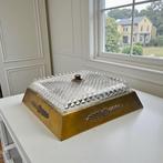 Cut Glass & Brass Elegance - Plafondlamp - Verguld messing