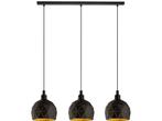 EGLO Roccaforte Hanglamp - E14 - 75 cm - Zwart/Goud, Verzenden, Nieuw