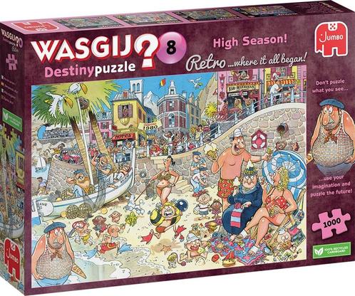 Wasgij Retro Destiny 8 - Hoogseizoen! (1000 stukjes) | Jumbo, Hobby en Vrije tijd, Denksport en Puzzels, Nieuw, Verzenden