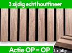 Afhaal UITVERKOOP akupanel v.a €69,95 3 zijdig walnoot hout, Nieuw, Ophalen