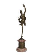sculptuur, Bachus - 48 cm - Brons, Marmer, Antiek en Kunst