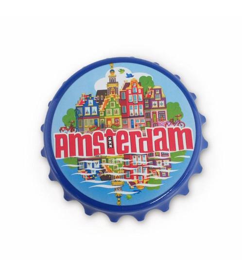 Opener magneet Amsterdam Village, Kleding | Heren, Schoenen, Nieuw, Ophalen of Verzenden