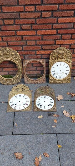 Klok - comtoise wijzerplaten koper ijzer - 1920-1930, Antiek en Kunst, Antiek | Klokken