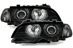 Xenon Look Koplampen met LED Angel Eyes voor BMW 3 Serie E46, Ophalen of Verzenden