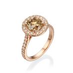 Statement ring - 18 karaat Geel goud Diamant