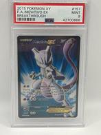 Pokémon - 1 Graded card - fa mewtwo ex breaktrough - PSA 9, Hobby en Vrije tijd, Verzamelkaartspellen | Pokémon, Nieuw